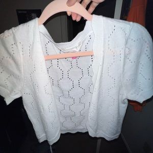 Light Crop Top Cover Up